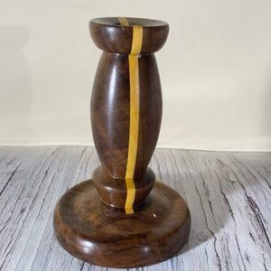 Wood Candle Holder ,Candlesticks | Wooden Candlestick Holder, Wood Pillar Candle